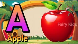 A to Z Flash cards|  Phonics Song| Nursery Rhymes | Fairy Kids Tv