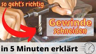 Gewinde selber herstellen - das ultimative Tutorial zum Gewindeschneiden