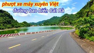 Du lịch Cát Bà. phượt xe máy cung đường hấp dẫn ven biển Cát Bà.