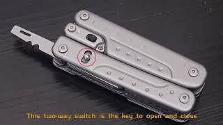 ROXON Phantom S802 multitool -just open  it with one hand