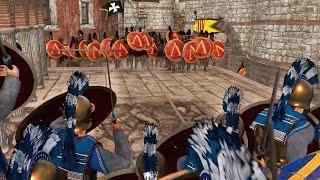 400 PLAYERS FIGHTING IN SHIELD WALLS - Sparta Vs Athens - Bannerlord Multiplayer Event