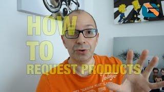 #QOTD How to Request Review Products ? #YouTube #reviewer #howto