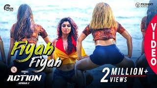 Action | Fiyah Fiyah Video Song | Vishal, Akanksha Puri | Hiphop Tamizha | Navz-47 | Sundar.C