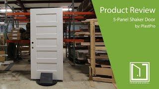 5-Panel Shaker Fiberglass Door