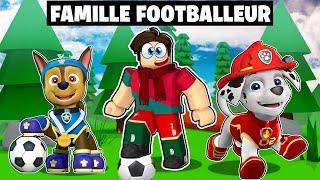 Je REJOINDS une FAMILLE de FOOTBALLEUR sur Roblox BROOKHAVEN !