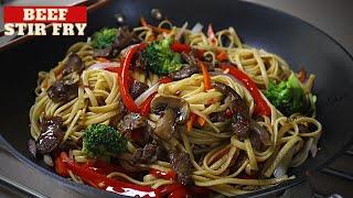 beef and vegetable stir fry with pasta - Nanaaba’s beef recipes dinner ideas