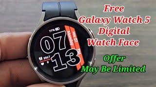 Galaxy Watch 5 Free Watch Face