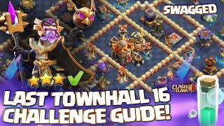 How to Easily 3 star Last Town hall 16 Challenge. New challenge in clash of clans