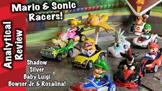 Mario & Sonic Diecast Racers Part 2! Shadow! Silver! Bowser Jr! Baby Luigi! Rosalina! And More!