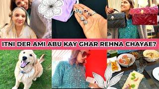 SHAADI KAY BAAD ITNI DER AMI ABU KAY GHAR REHNA CHAYAE? RAMZAN SERES DAY 4/5- Vlog