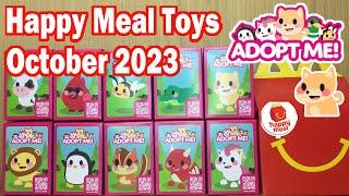 McDo October 2023 Happy Meal Adopt Me Unboxing