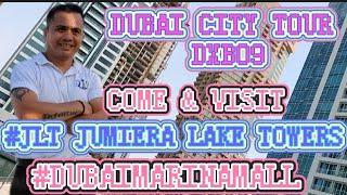 DUBAI CITY TOUR DXB09 I 6K I COME & VISIT JLT - JUMIERA LAKE TOWERS #KUYZSyDXB #WOWJLT #DUBAIMARINA