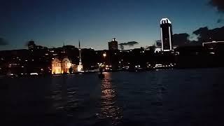 Night View of Turkish Cruise Istanbul Dinner Trip | Bosphorus Boat Tour in Turkey