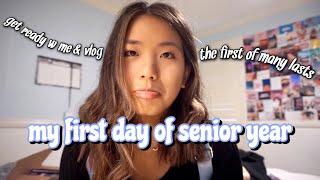 My First Day of High School as a Senior (grwm + vlog) | Vanessa Nagoya