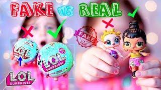 FAKE VS REAL LOL Surprise Dolls - LQL and L.O.L doll Unboxing