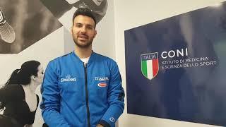 Brian Sacchetti all'Istituto di Medicina e Scienza dello Sport del CONI