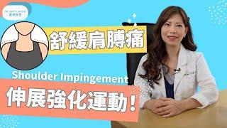 脊醫王鳳恩 - 舒緩肩膊痛, 伸展強化運動！ (中/Eng Sub)- Exercises to relief shoulder impingement  - Dr Matty Wong DC