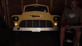 1955 Chevy STICKER Truck Gets New Shop Stickers/ And New Upgrades To Truck