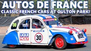 AUTOS DE FRANCE at Oulton Park | Citroen 2CV racing & more!