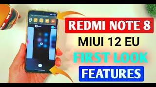 REDMI NOTE 8 - MIUI 12 EU | ENABLED NAVIGATION BAR | SUPER WALLPAPERS | ANIMATION | BEST MIUI 12 ROM