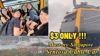 Singapore Sentosa Cable Car Experience||Thess SJ Vlog