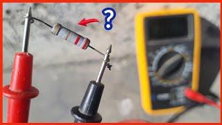 how to check resistance value with multimeter |multimeter se resistance kaise check kare |resistence