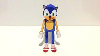 How to Make Paper Sonic the Hedgehog