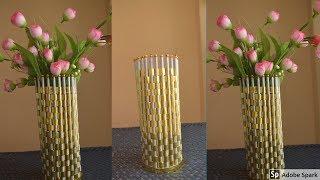 Newspaper Flower Vase |Newspaper craft ideas | best out of waste | parul pawar