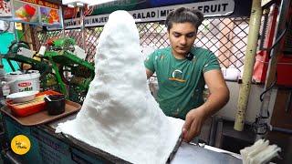 Biggest Extra Large Maharaja Ice Dish Gola Making Rs. 4500/- Only l Nagpur Street Food