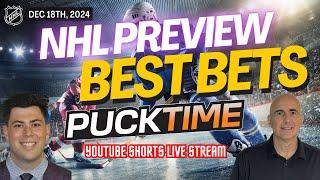 NHL BEST BETS: Free Picks | Predictions | Props | Dec 18th