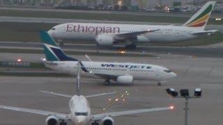 Terminal 3 Operations - View from Sheraton Hotel in Toronto (YYZ)