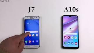 SAMSUNG A10s vs J7 : Speed Test Comparison