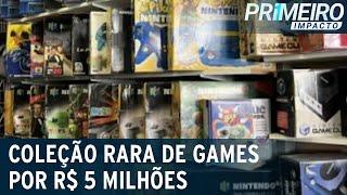 SBT Games: francês coloca coleção de jogos à venda por R$ 5 milhões | Primeiro Impacto (16/09/22)