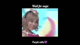 Wait for suga  || #purpleedits|| #shorts.