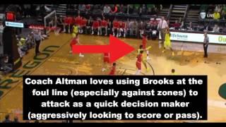 Dillon Brooks   creating from foul line