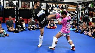 Full Sparring Session | YOKKAO Fight Team Throw Down at Kings Muay Thai Gym | YOKKAO USA Tour 2023