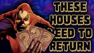 Halloween Horror Nights Houses that We NEED to Return!