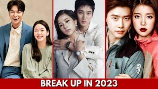 TOP KOREAN CELEBRITY COUPLES WHO BROKE UP IN 2023 | KOREAN ACTORS BREAK UP #kdrama