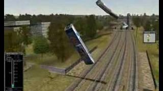 Microsoft Train Simulator  - Acela Crash