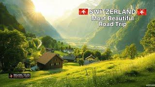 Driving in Switzerland  Grindelwald Village to Lauterbrunnen Valley - Swiss Drive in 4K Video