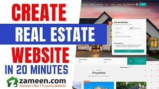 How To Create Real Estate Website Like Zameen.com using WordPress [Urdu/Hindi]