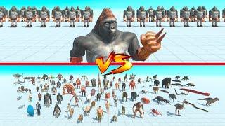 200 Wolverilla vs All Units - Animal Revolt Battle Simulator