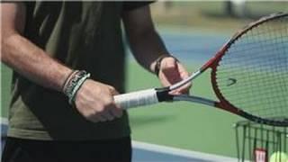 Tennis Tips : How to Hold a Tennis Racket for a Backhand Grip