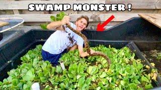 PULLING OUT The SWAMP MONSTER In MY POND !