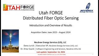 Utah FORGE-hosted seminar with Dana Jurick of Neubrex