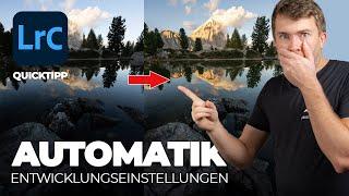 Grundeinstellungen automatisieren in Lightroom! | 1 Minute Lightroom