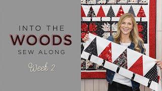 Into the Woods Sew Along Week 2: The Simple Wedge Trees