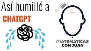 CHAT GPT ES PÉSIMO EN MATEMÁTICAS. Te lo demuestro.