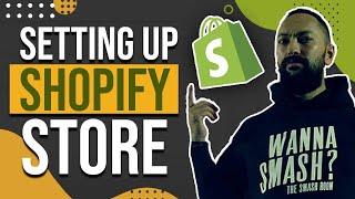 Setting Up my new store on Shopify اعدادات متجر شوبيفاي | Ibrahim Abudyak | Dubai | Business Coach