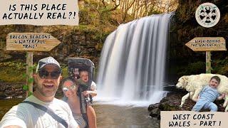 IS THE PLACE ACTUALLY REAL!? || BRECON BEACONS WATERFALL TRAIL || WEST WALES ROAD TRIP! || PART 1